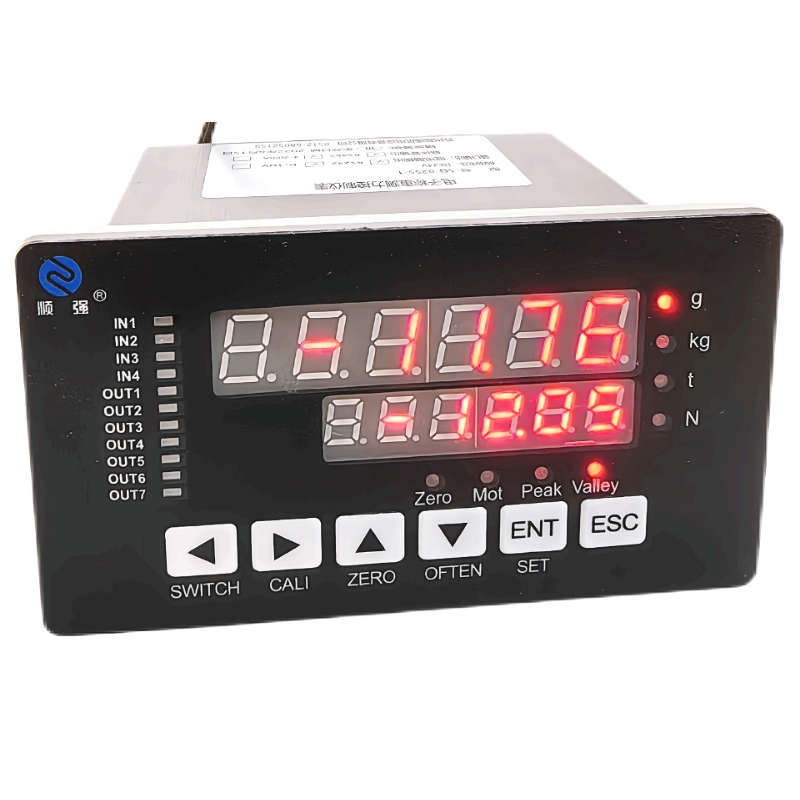 Four channel force value display controller, industrial automatic force measuring instrument, track scale