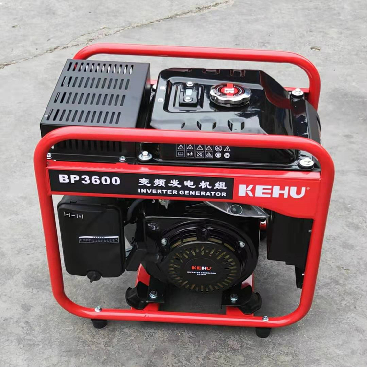 4KW Kehu Variable Frequency Gasoline Generator Set BP4600 Weight Light Wave Stable