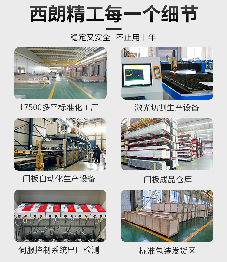 Remote control opening of industrial lifting doors, dust-free workshop electric induction automatic lifting doors