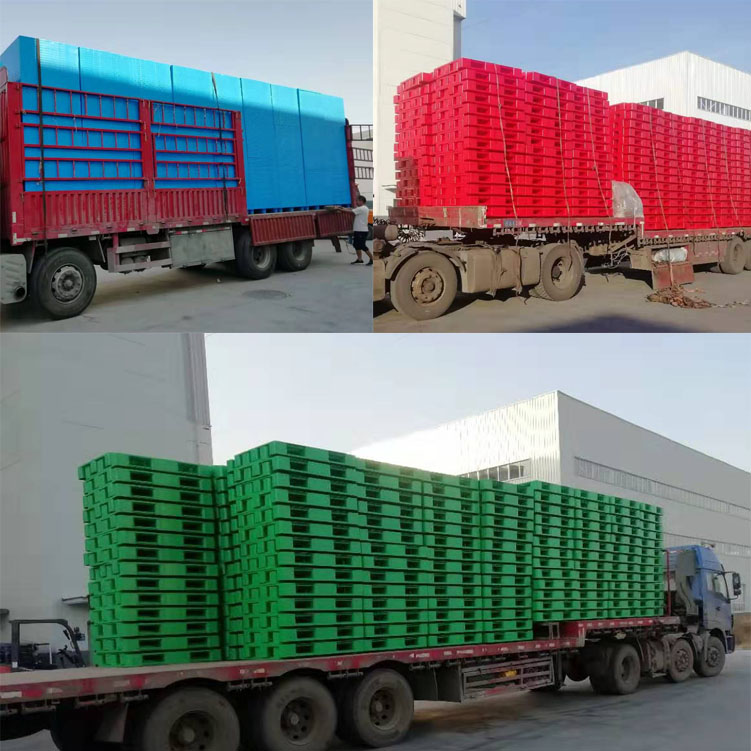 1210 flat nine legged plastic pallet forklift logistics moisture-proof pad warehouse turnover pallet