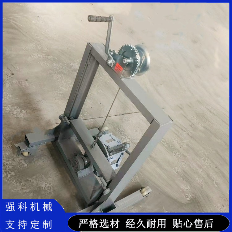 Advertising buckle plate car color steel coil feeding rack Qiangke Machinery thoughtful service