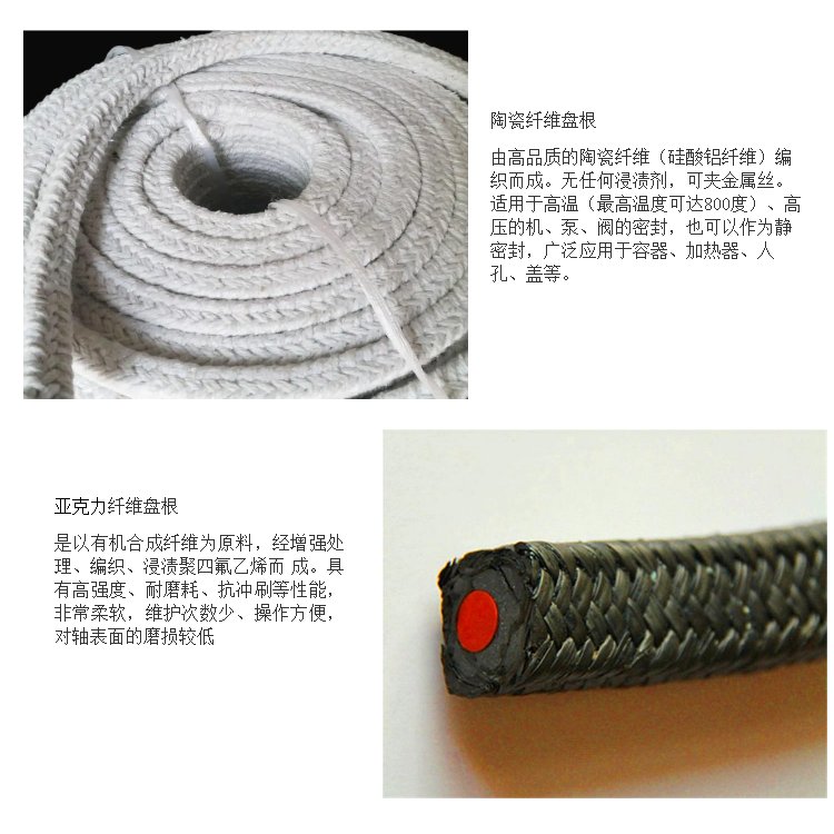 Haozheng sealing material 10mm aramid fiber packing plunger pump with sufficient supply of goods