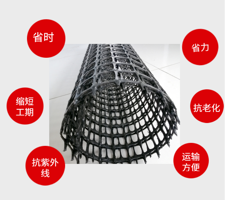 Taiying Geogrid 30kn Geogrid bidirectional plastic woven grid acid and alkali resistant, corrosion resistant and aging resistant