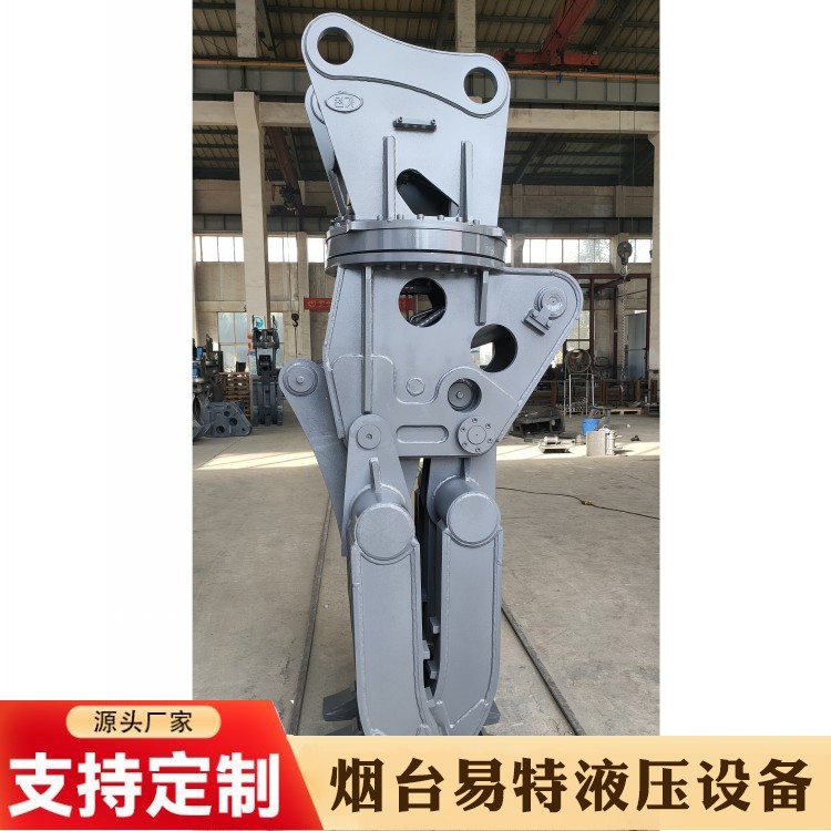 Japanese style steel grabbing machine for scrap steel recycling and processing is suitable for a wide range of applications and has a large gripping force