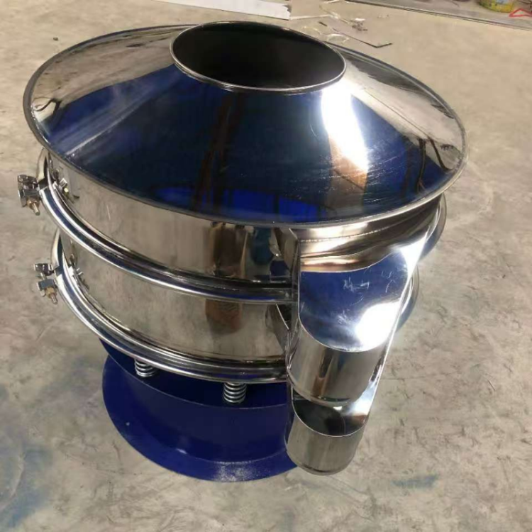 可移动式小型振动筛 精细粉末筛分电动圆形震动筛分机电动筛