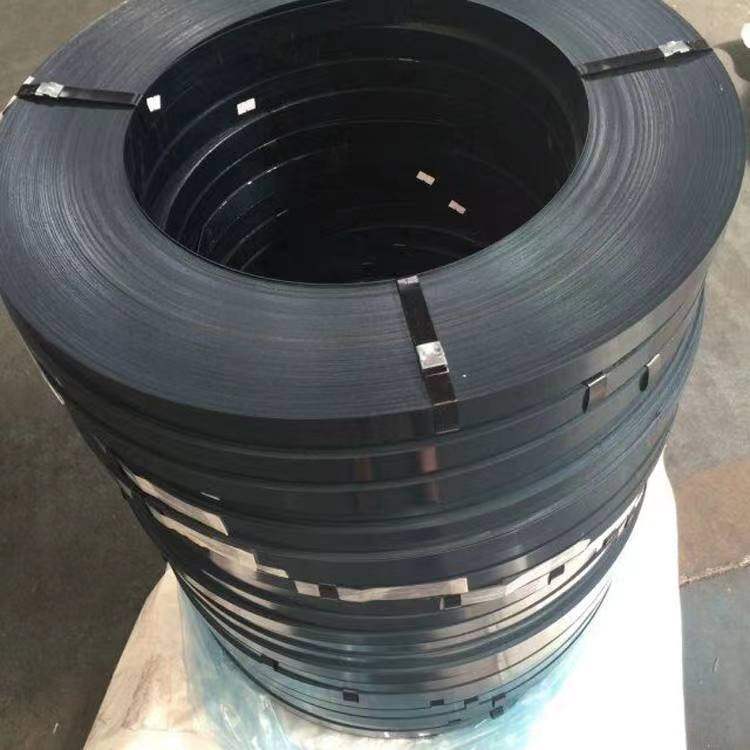 科瑞朗包装机械厂家 烤蓝钢带16MM19MM铁皮打包带 镀锌带钢包装带