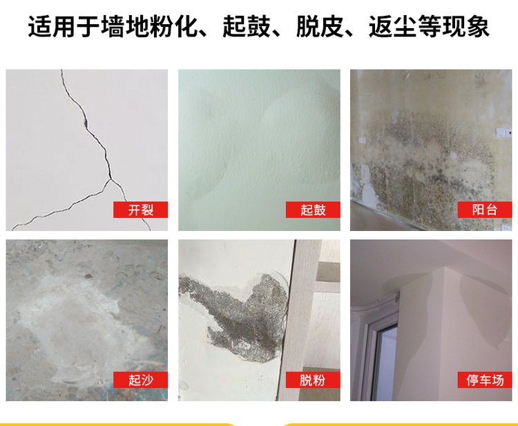 Wanji Concrete Crack Repair, Sealing and Solidification Ground Hardening Agent J-303 Sanding Treatment Agent