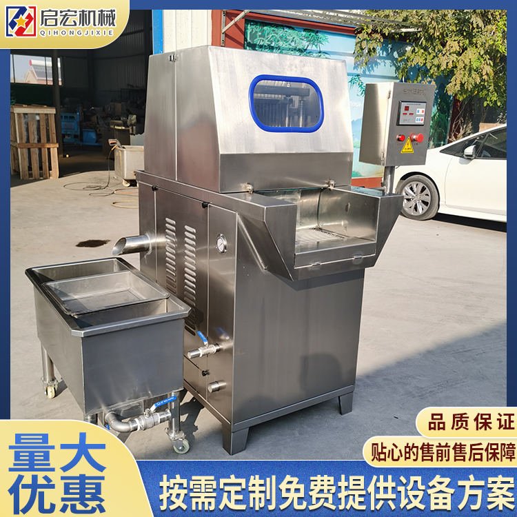 Qihong Double Head Meat Processing Machine Whole Chicken and Duck Salt Water Injection Machine Starch Five Flower Meat Curing Machine