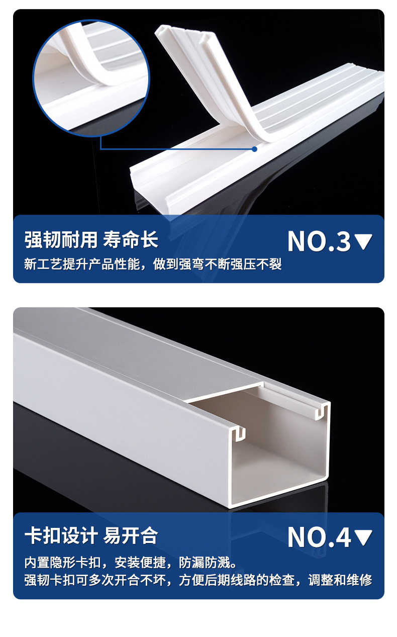 Weiji plastic trunking insulated ground wire is easy to install and has strong toughness when passing through the wall