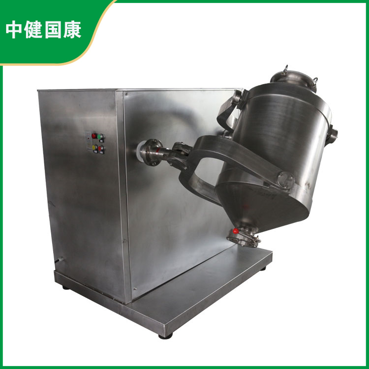 Variable frequency speed control of Jianguokang powder particle mixer in three-dimensional motion mixer