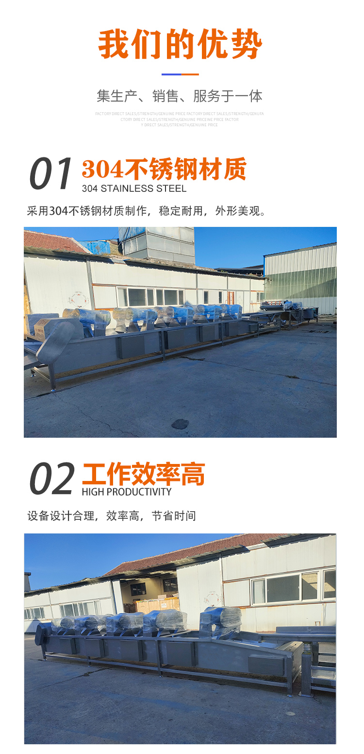 Large scale flipping air dryer, soft packaging water removal machine, potato and corn quick draining and blowing machine, Ruiliang