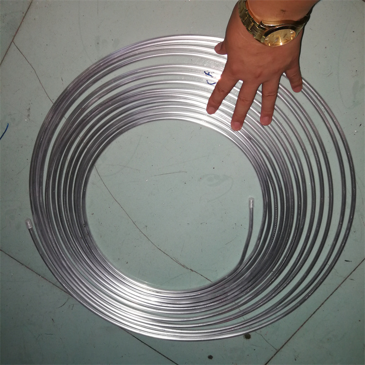 1060 soft aluminum coil nitric acid tube pure aluminum tube corrosion-resistant 15 meter mosquito coil aluminum tube air conditioner