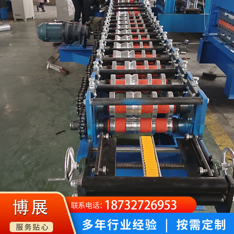 Bo Zhan Cold Bend Gutter Sink Forming Machine Tile Pressing Machine Color Steel Room Greenhouse Multiblock