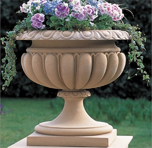 GRC Decorative Flower Pot Customized GRC Cement Flower Pot Landscape Modeling Component Manufacturer