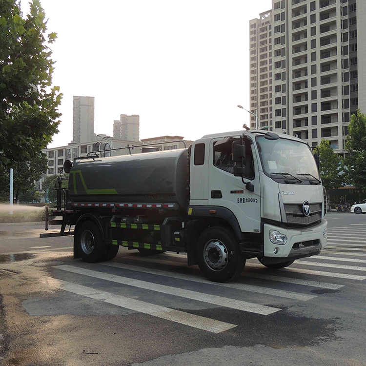 12 square Futian Ruiwo ES5 dust suppression vehicle, 12 ton sprinkler truck package, household support, installment