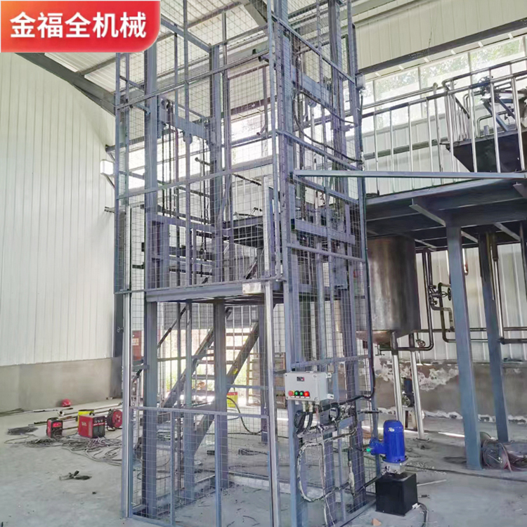 Explosion proof elevator, hydraulic lift, cargo elevator, guide rail type lifting platform, cargo elevator