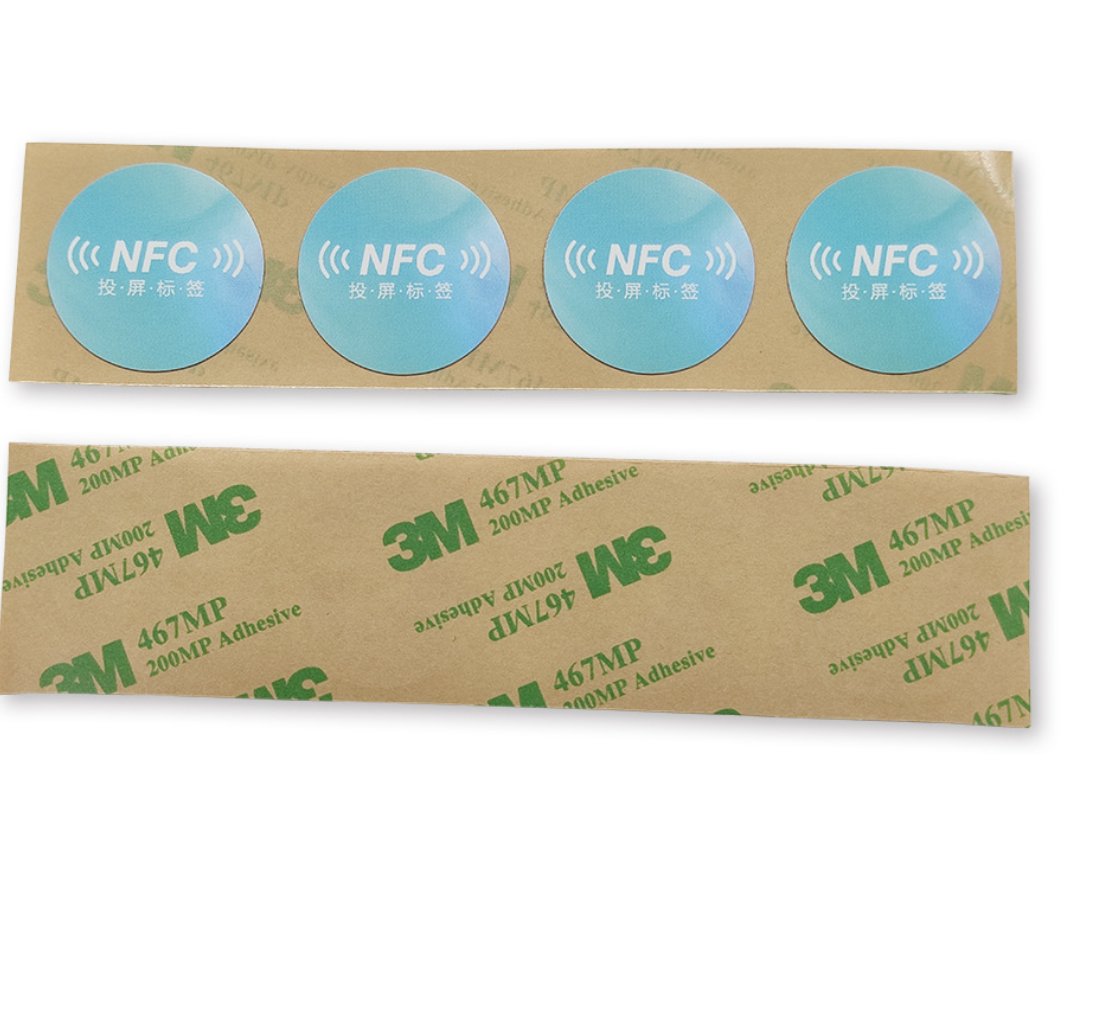 Customized NFC anti metal touch remote control projection label suitable for NTAG series in the field of smart life