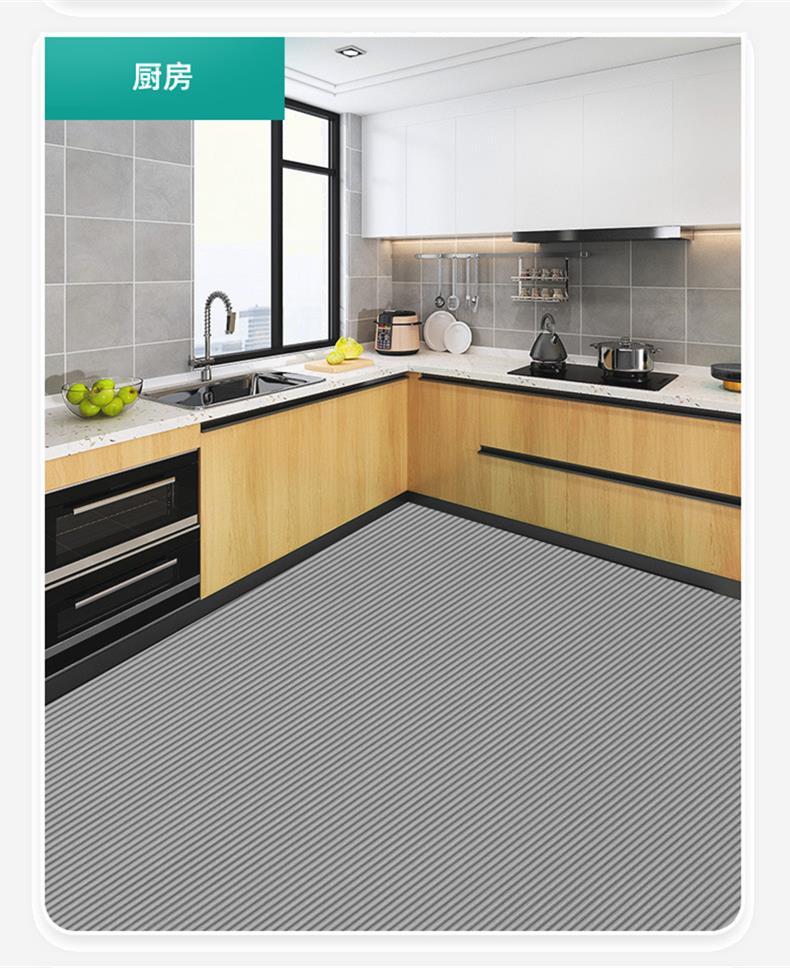 PVC Oxford Floor Mat Kitchen Waterproof, Non slip, Scrubbable, Cutable Carpet Night Market Floor Mat Corridor Floor Mat