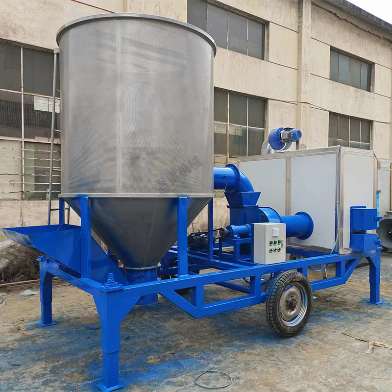 Junlei small 10 ton mobile rice dryer, mobile coal-fired corn drying equipment, stainless steel dryer