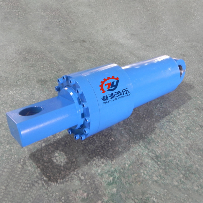 Plunger type construction machinery engineering hydraulic system single ear HSG hydraulic cylinder