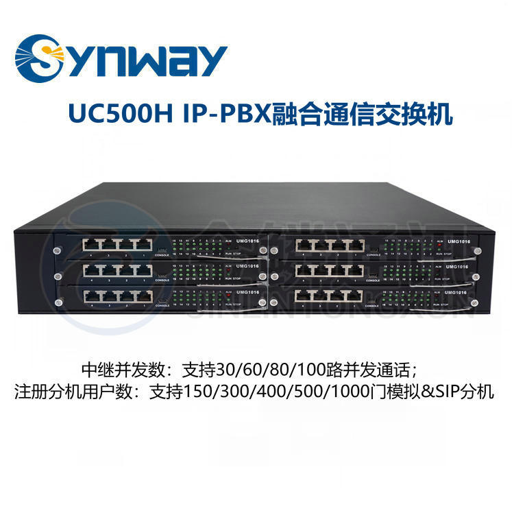 Sanhui UC500H IP-PBX Integrated Communication Switch IP Group Telephone Localization Private Network Voice Transformation