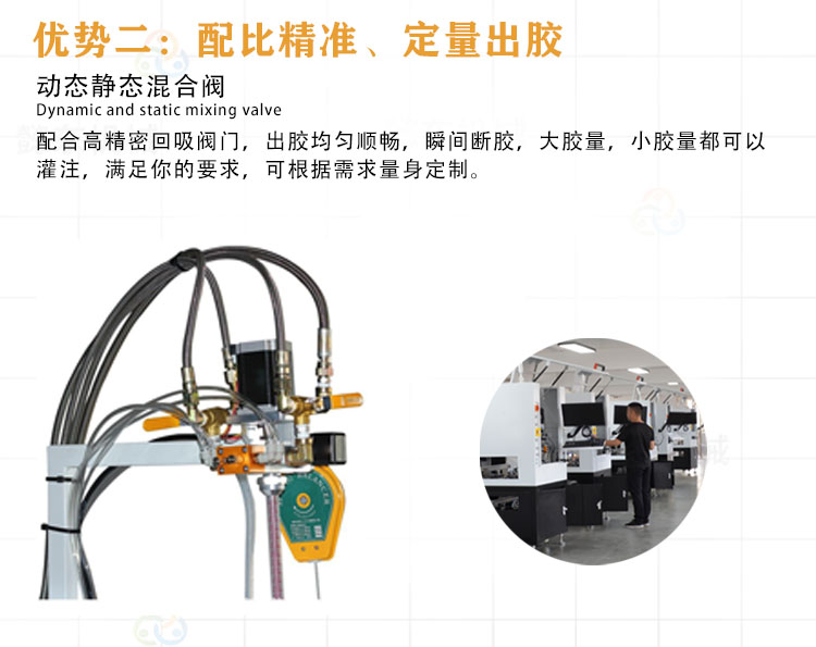 Xinhua Intelligent AB Dual Liquid Ratio Vacuum Gluing Machine High viscosity epoxy resin automatic gluing equipment