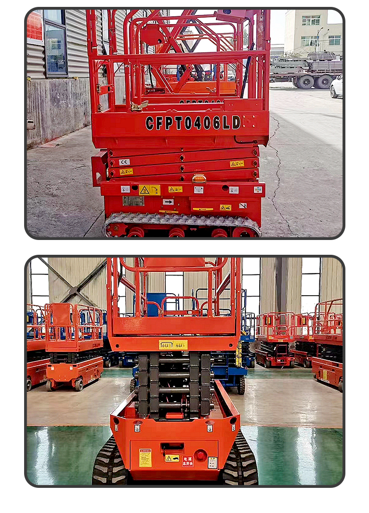 6-meter self-propelled elevator, fully self-propelled scissor type lifting platform, 8-meter hydraulic lifting platform, Shenghan Machinery