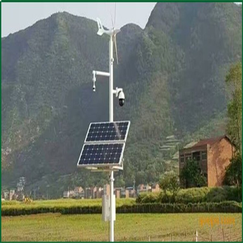 Off grid power generation small system, network camera, solar monitoring, forest fire prevention, 4 million pixel bidirectional intercom