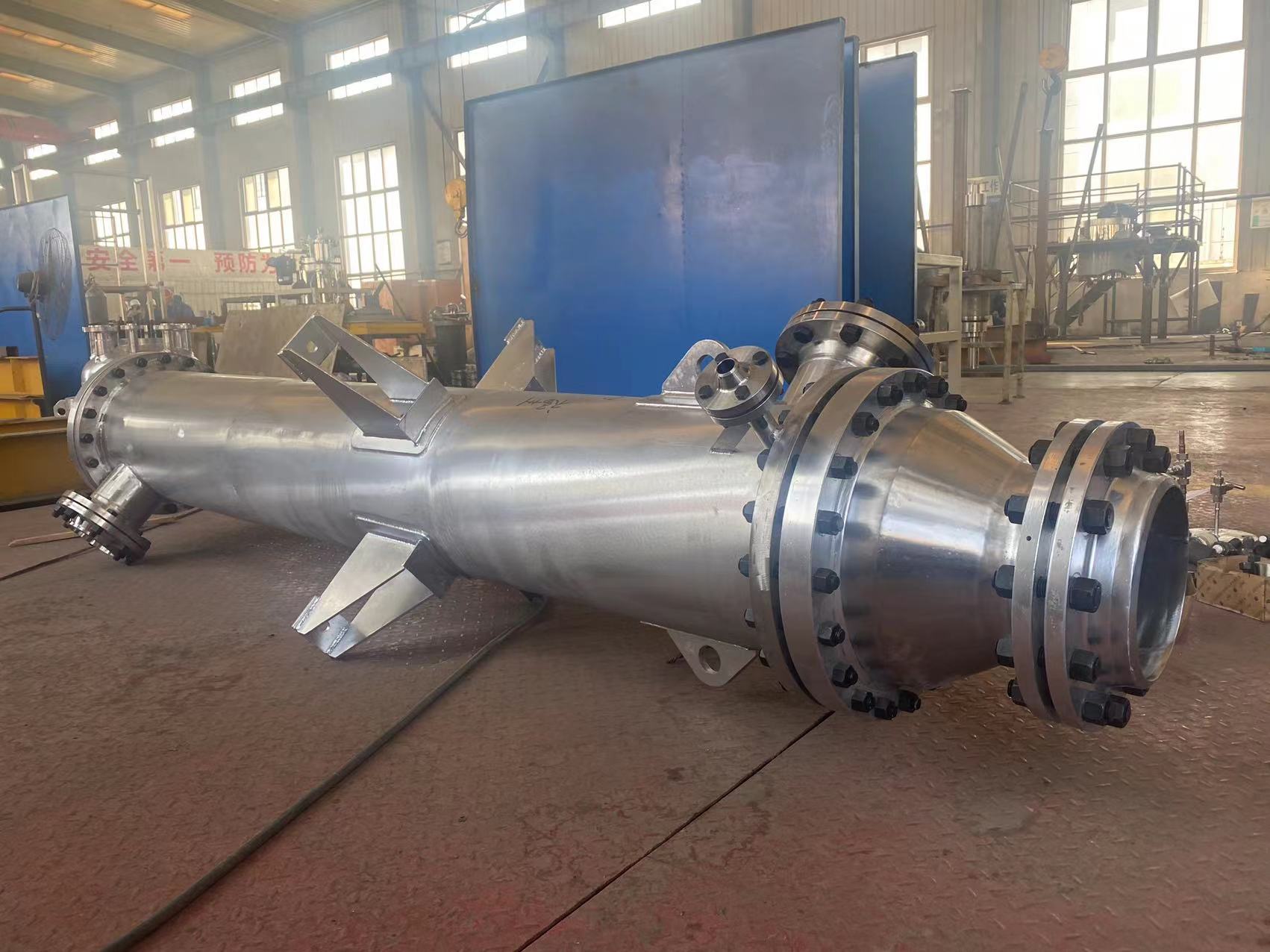 Huanyu Customization 24m ² Shell side material of tubular heat exchanger S32168, tube side duplex stainless steel 2507