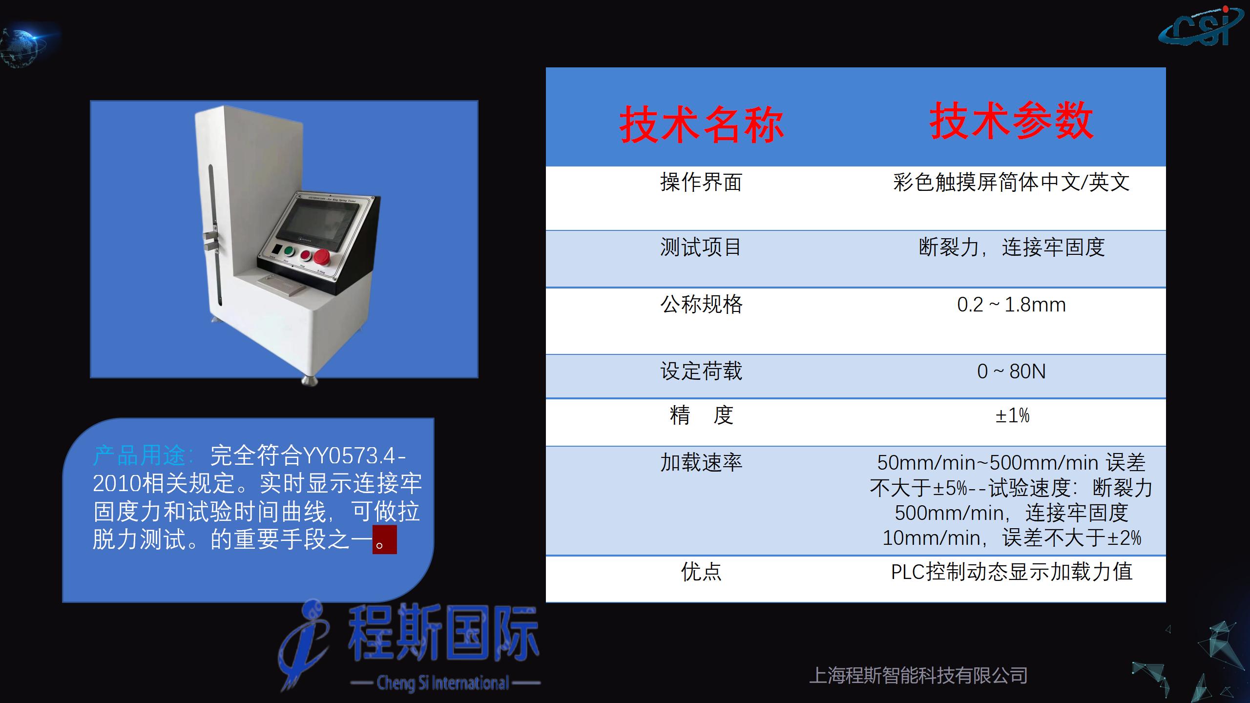 Syringe Connection Firmness Tester YY0321-2017, Supplied Directly from Chengsi High Quality Place of Origin