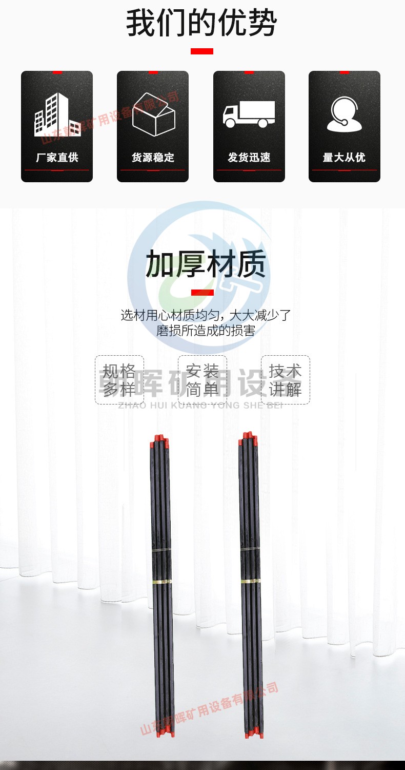 Hexagonal hollow drill rod B19 rock drill used in Chaohui Mine for tunnel drilling and anchoring