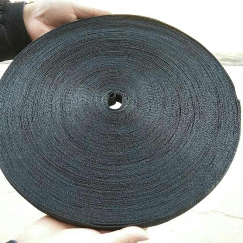 2.0 Thickened anti-aging laminating tape Industrial polyester silk wear-resistant sunscreen black greenhouse laminating rope manufacturer