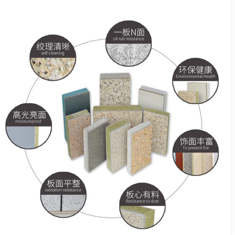 Manufacturer's aluminum magnesium manganese insulation and decoration integrated board, multi specification exterior wall decoration board, new material for building structure