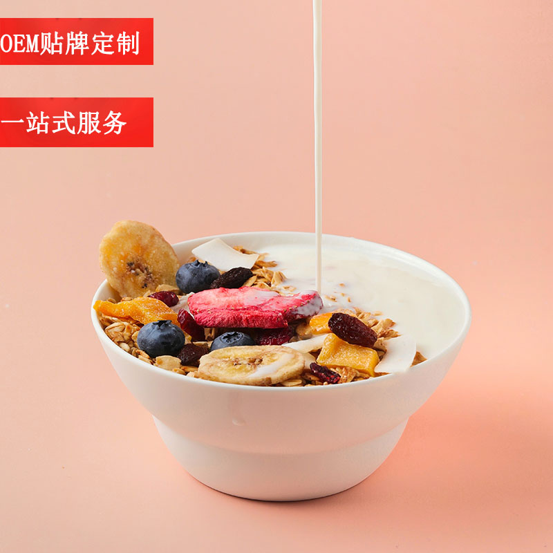 Patented 3D low-temperature baking technology for dry oats, instant oats crispy source factory