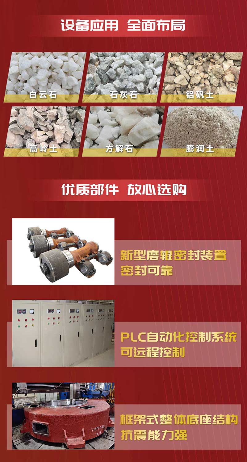 Calcium hydroxide dry mill powder hydrated lime European version Raymond mill 180 Raymond machine - Hongcheng