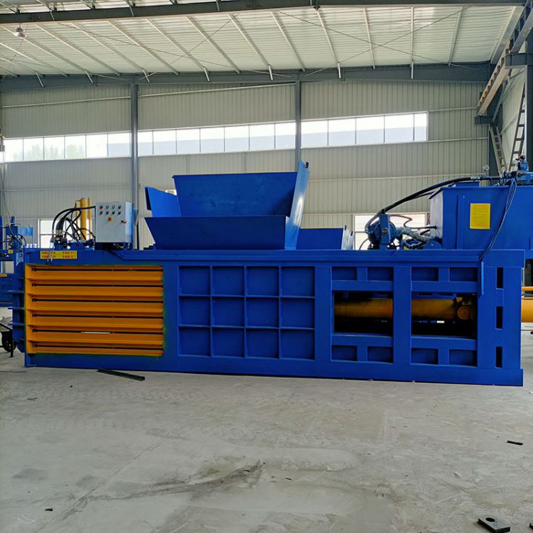 Fast packaging machine for clothing scraps, fully automatic waste crushing machine manufacturer, straw and straw bundling