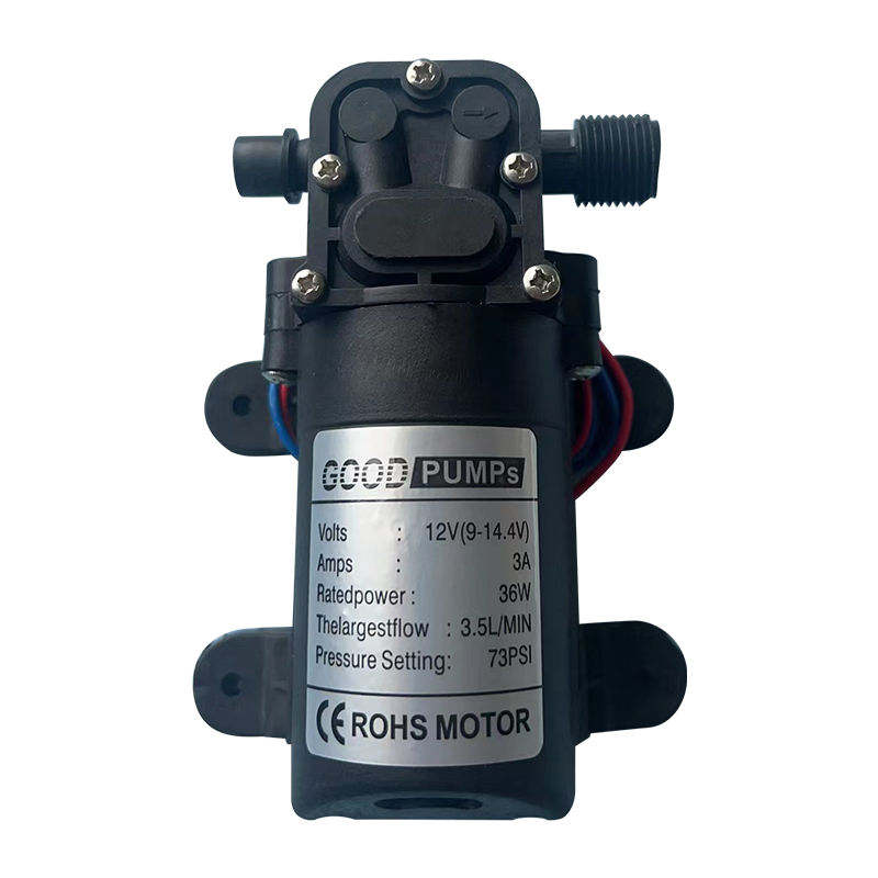 Lithium battery agricultural electric spray pump 12v diaphragm pump Bojin 5206H miniature high-voltage DC water pump drill