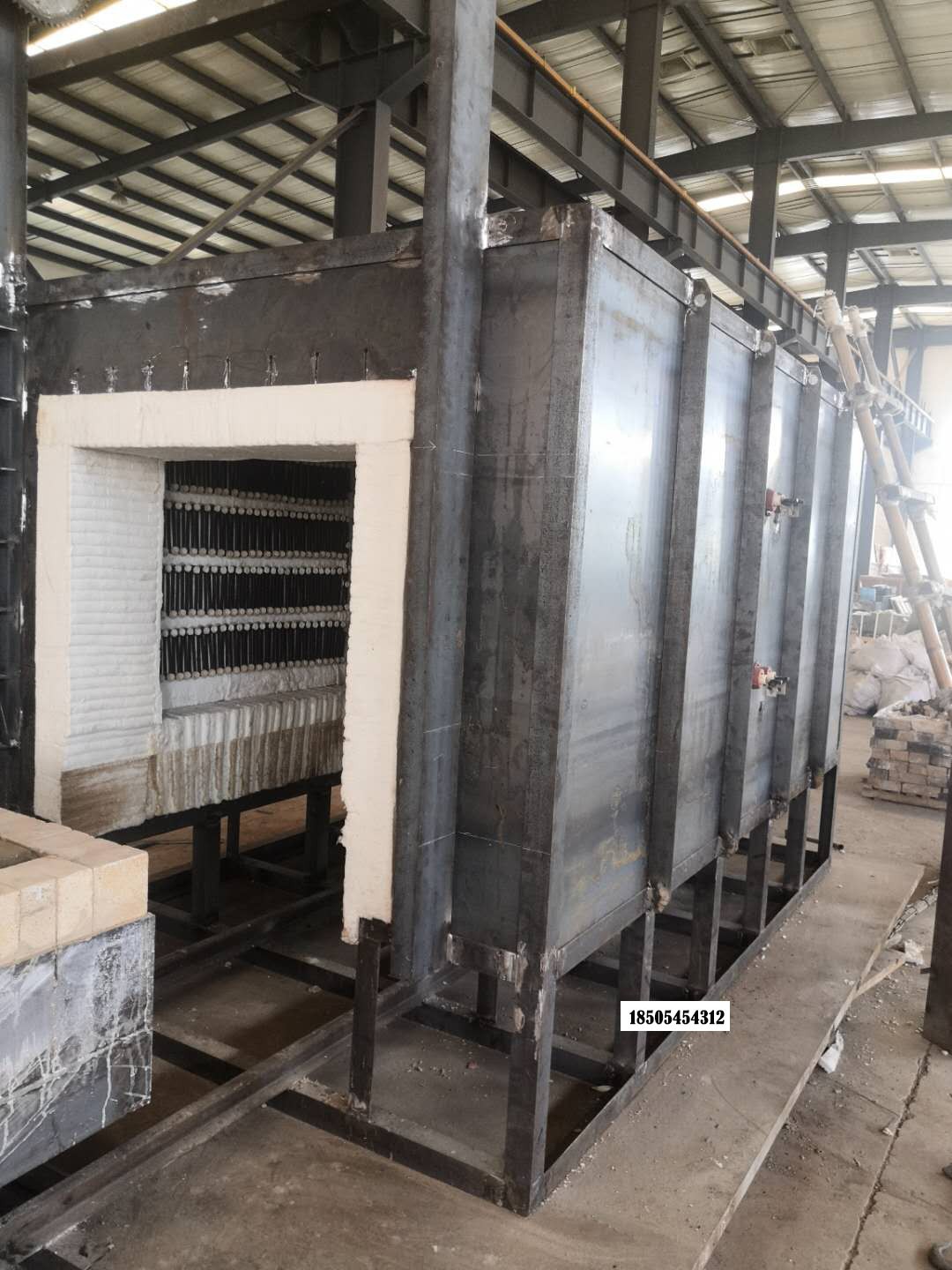 Trolley type heating resistance furnace full fiber energy-saving trolley furnace quenching and tempering heat treatment furnace RT2 box type