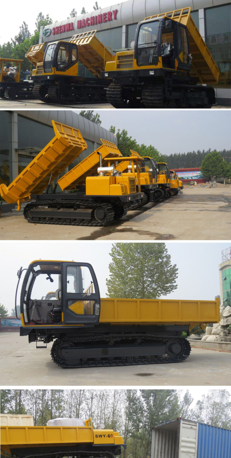 10 ton rubber tracked transport vehicle with multiple functions and stable operation Welcome to call