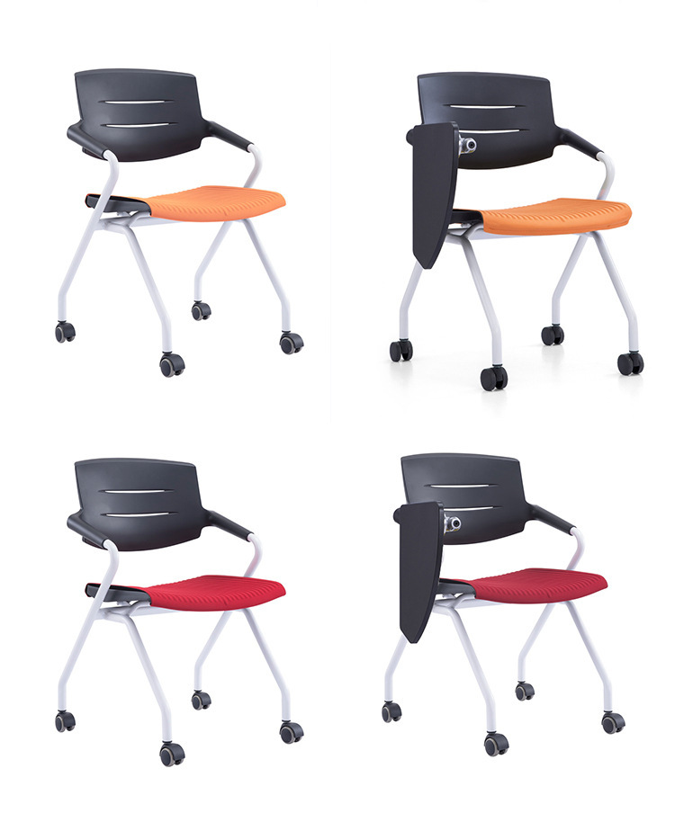 Fashionable and simple office furniture Foldable pulley training chair Mesh staff meeting Office chair