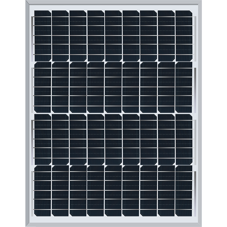 Universal solar photovoltaic panel 18V50W with high conversion rate and high efficiency output, wide application range