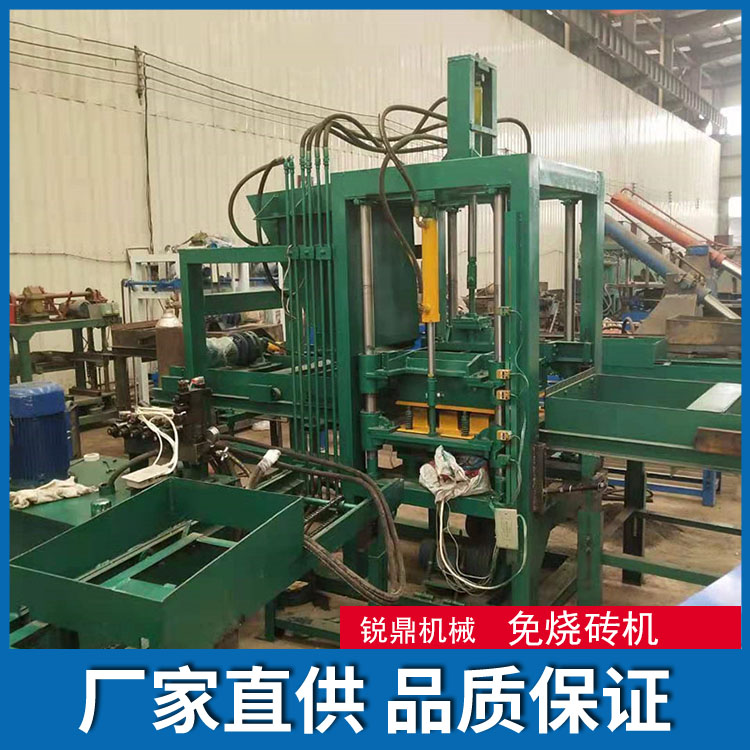 Fully automatic bridge cement pad machine QT4-20 plum blossom horse stool pad equipment Ruiding Machinery