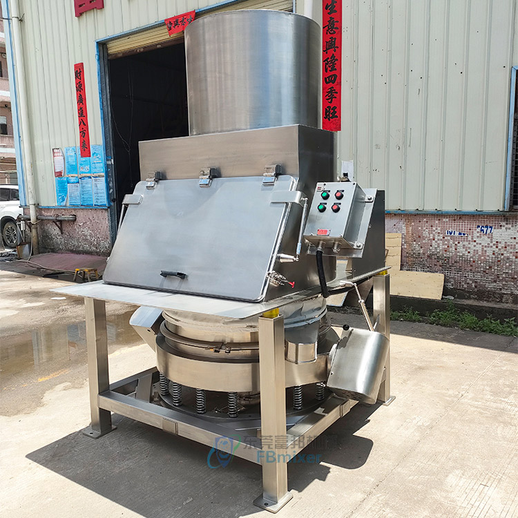 Explosion proof and dust-free feeding station, food powder feeding, dust-free screening, dust collector, dry powder agent non-contact feeding