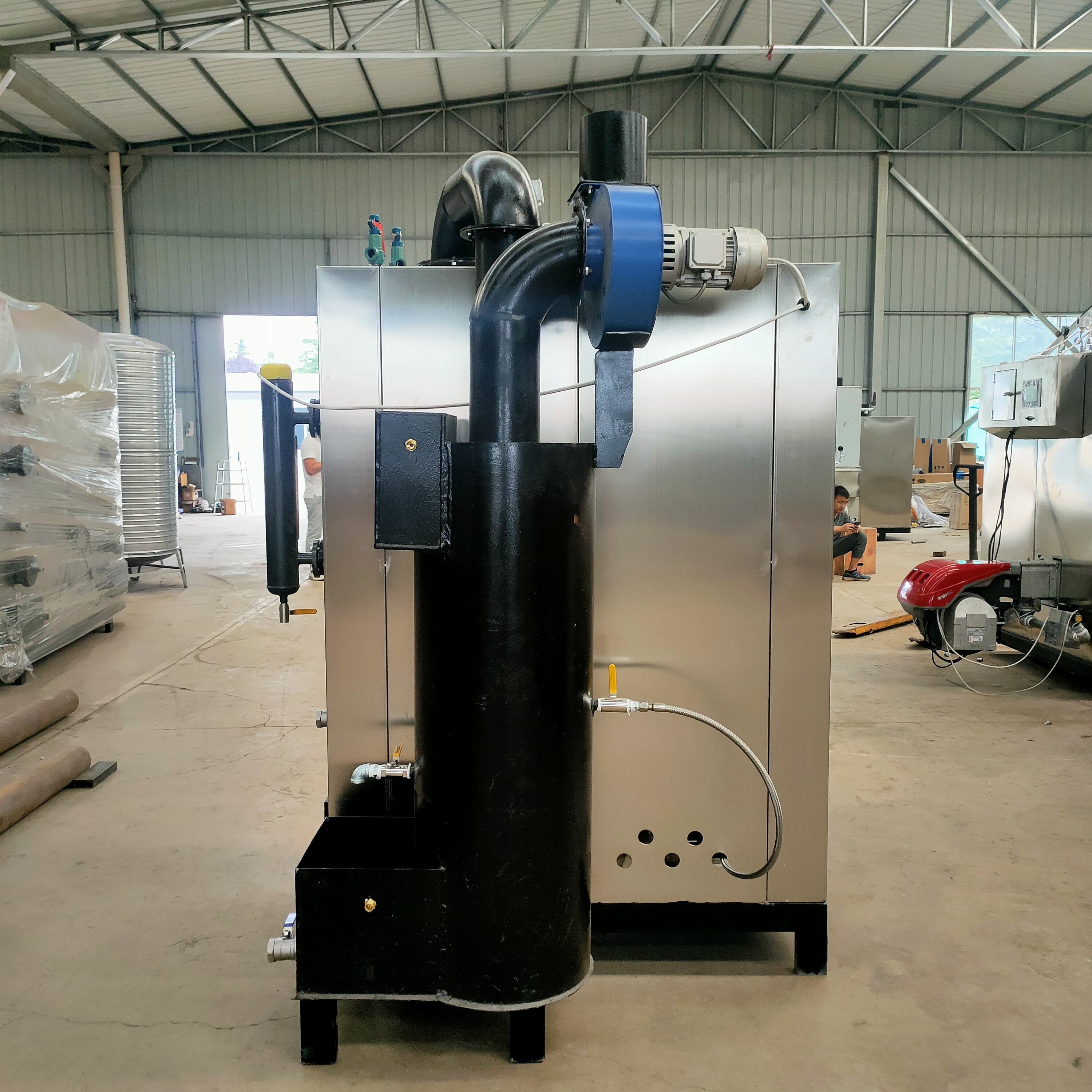 0.2 ton granular steam boiler, coal and firewood general high-temperature sterilization steam box, boiler, full-automatic Steam engine