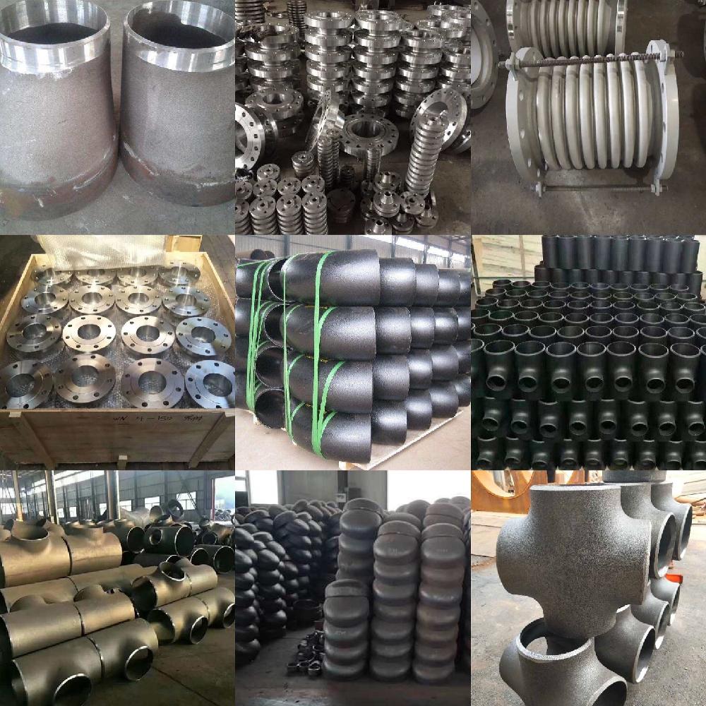 Carbon steel mud discharge and plastic coating tee sewage treatment 8710 flange reducer pipe fitting Ruike