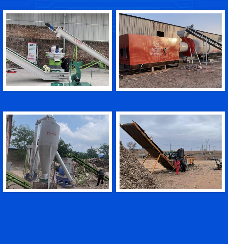 Circular fuel biomass pellet machine Wood chips Corn straw Rice husk Sawdust Bioparticle machine