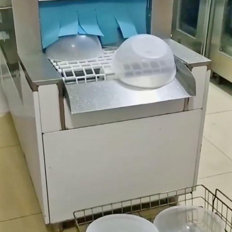 Fully automatic commercial dishwasher dishwashing equipment for small and medium-sized hotel canteens