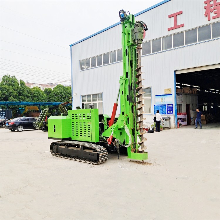 Western Plan Solar Energy Project Photovoltaic Piling Machine Track Foundation Drilling Machine Oil and Electric Dual Purpose Drilling Machine