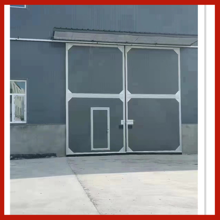 Various polyurethane factory sliding doors, industrial insulation doors, stainless steel profiles, various models of color steel plates can be customized