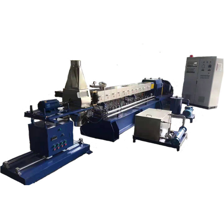 Colt 65 machine D-box twin screw air-cooled mold surface hot cutting granulator color masterbatch extruder equipment